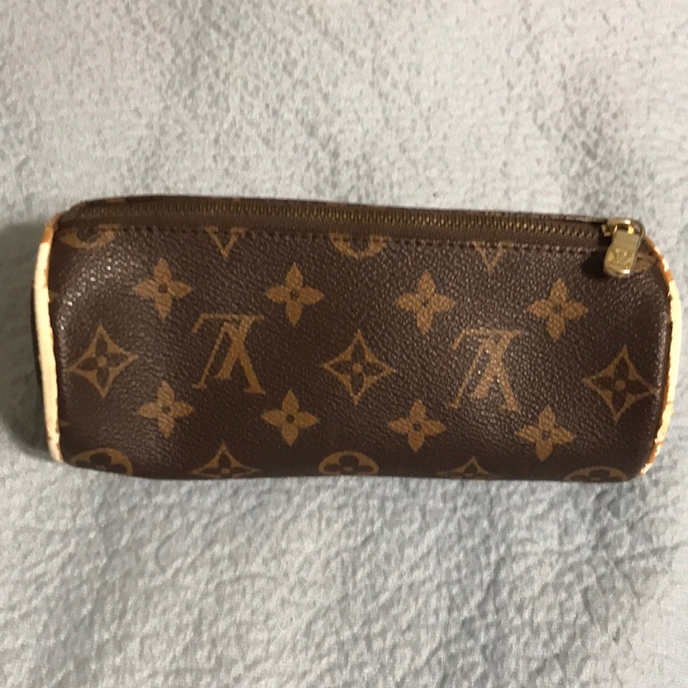 🟤Woman’s Vintage Monogram Brown Pouch